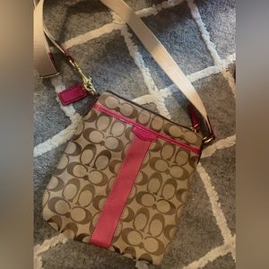 Coach crossbody bag. Barely used- great condition